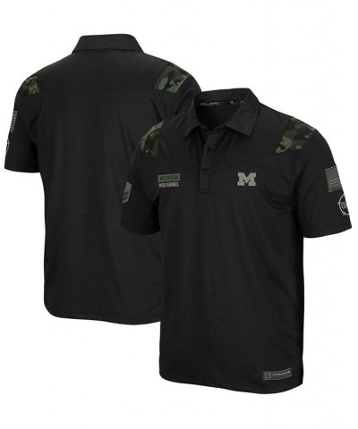 Men's Black Michigan Wolverines OHT Military Inspired Appreciation Sierra Polo $27.72 Polo Shirts