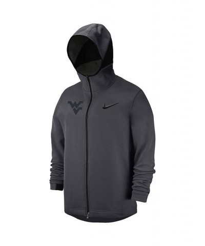 Men's Anthracite West Virginia Mountaineers Tonal Showtime Full-Zip Hoodie $49.40 Sweatshirt