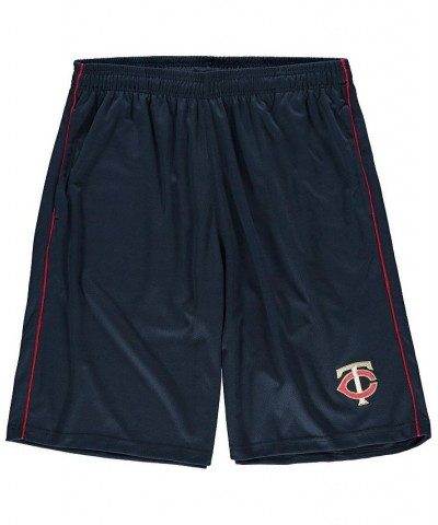 Men's Navy Minnesota Twins Big Tall Mesh Shorts $16.80 Shorts