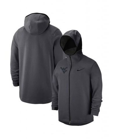 Men's Anthracite West Virginia Mountaineers Tonal Showtime Full-Zip Hoodie $49.40 Sweatshirt