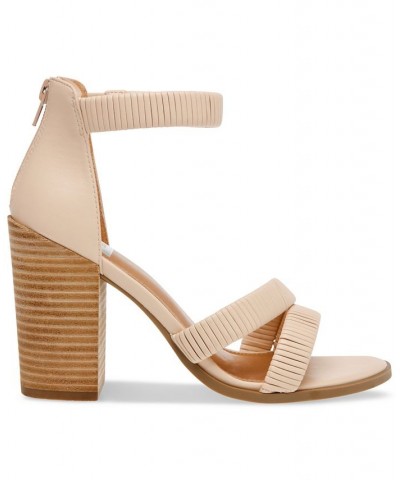 Women's Bleeker Ankle-Strap City Sandals Tan/Beige $47.17 Shoes