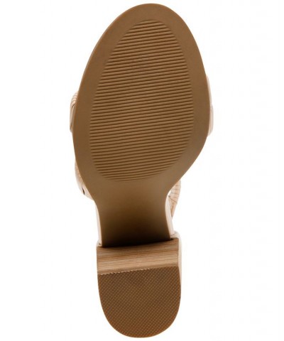 Women's Bleeker Ankle-Strap City Sandals Tan/Beige $47.17 Shoes