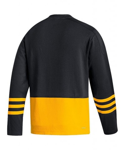 Men's Black Pittsburgh Penguins Logo Aeroready Pullover Sweater $55.90 Sweaters