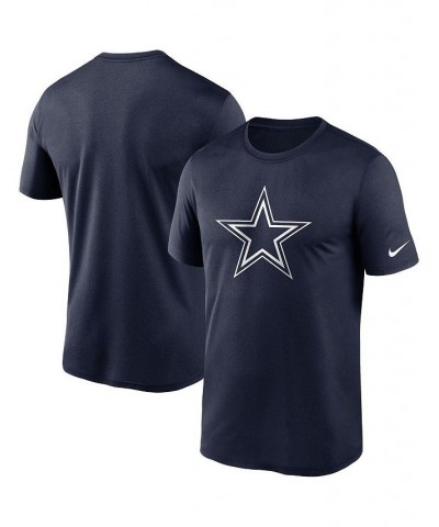 Men's Navy Dallas Cowboys Logo Essential Legend Performance T-shirt $25.99 T-Shirts