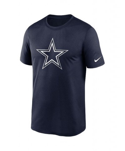 Men's Navy Dallas Cowboys Logo Essential Legend Performance T-shirt $25.99 T-Shirts