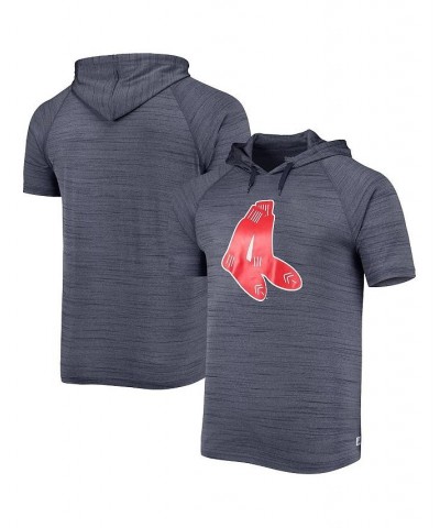 Men's Navy Boston Red Sox Raglan Hoodie T-shirt $34.79 T-Shirts