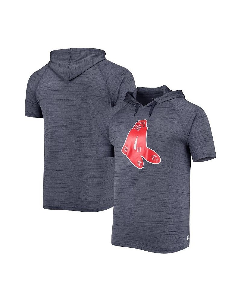 Men's Navy Boston Red Sox Raglan Hoodie T-shirt $34.79 T-Shirts