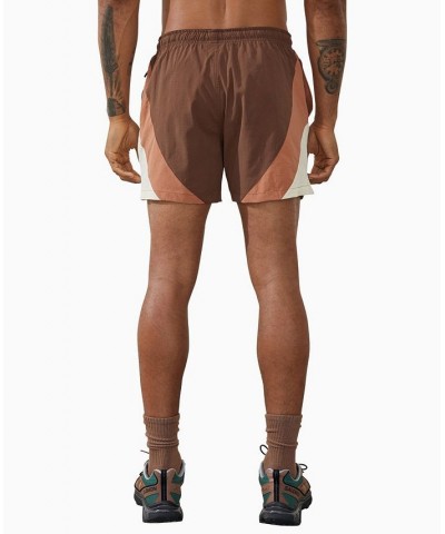 Men's Active Tech Shorts Brown $28.99 Shorts