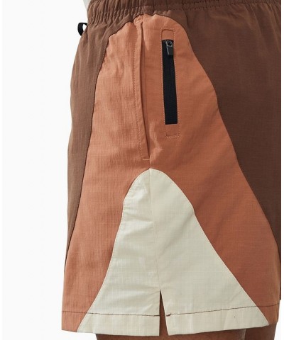 Men's Active Tech Shorts Brown $28.99 Shorts