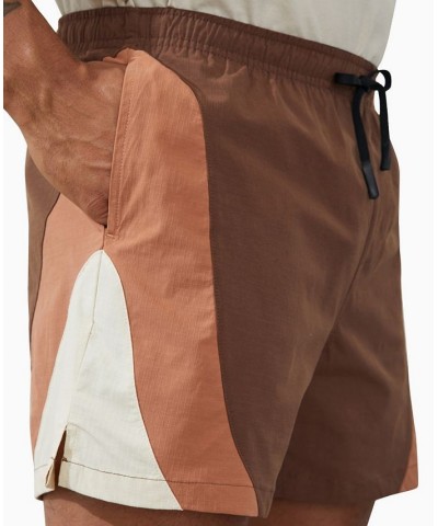 Men's Active Tech Shorts Brown $28.99 Shorts