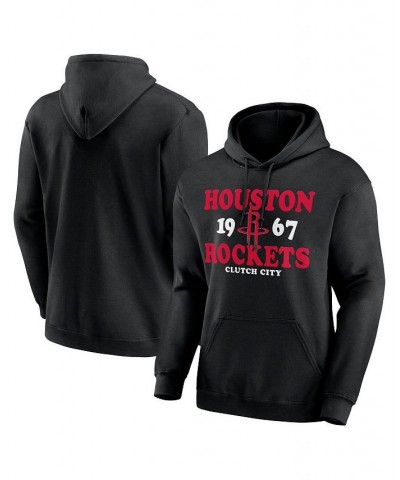 Men's Black Houston Rockets Fierce Competitor Pullover Hoodie $23.99 Sweatshirt