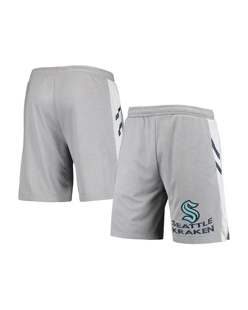 Men's Gray Seattle Kraken Stature Jam Shorts $15.96 Shorts