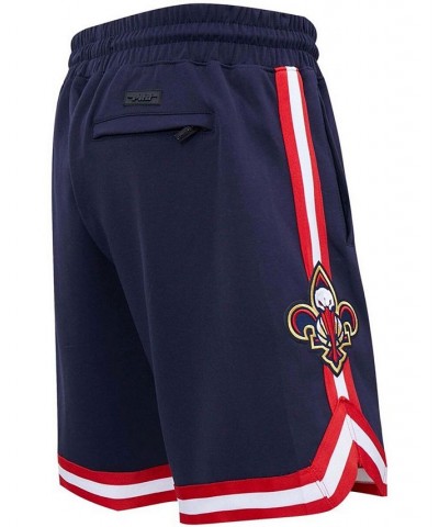 Men's Navy New Orleans Pelicans Chenille Shorts $36.00 Shorts