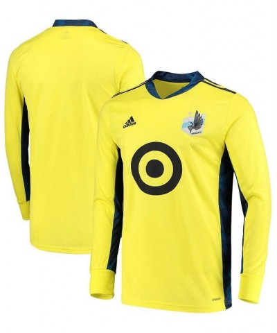 Men's Yellow Minnesota United FC Replica Goalkeeper Long Sleeve Jersey $49.20 Jersey