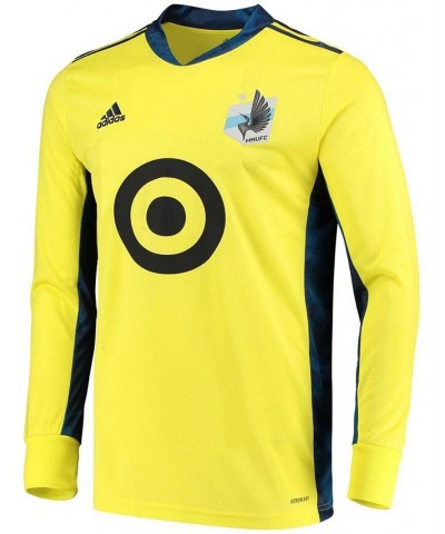 Men's Yellow Minnesota United FC Replica Goalkeeper Long Sleeve Jersey $49.20 Jersey