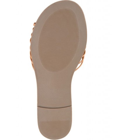 Women's Jess Tie-Up Sandals Tan/Beige $36.80 Shoes