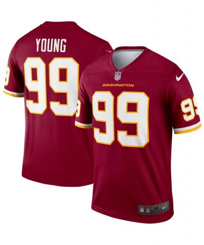 Men's Chase Young Burgundy Washington Football Team Legend Jersey $53.99 Jersey