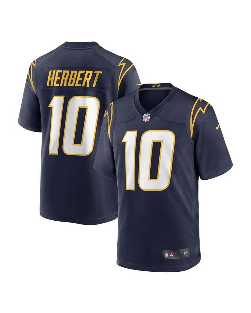 Men's Justin Herbert Navy Los Angeles Chargers Alternate Game Jersey $49.00 Jersey