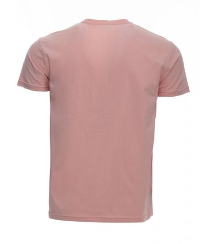 Men's Basic Henley Neck Short Sleeve T-shirt PD28 $17.39 T-Shirts