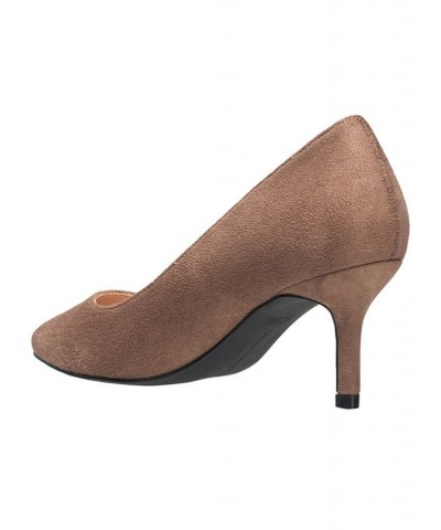 Women's Kate Flex Pumps Taupe Suede $44.10 Shoes