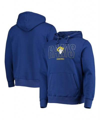 Men's '47 Royal Los Angeles Rams Split Squad Headline Pullover Hoodie $29.28 Sweatshirt