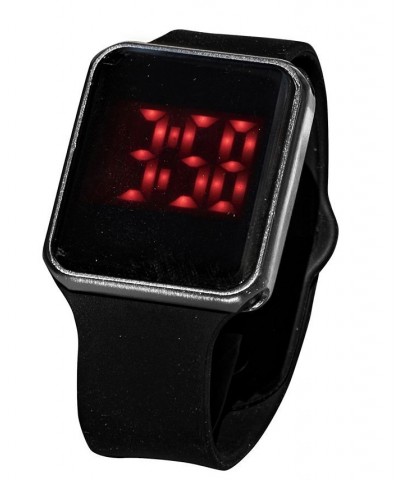 Unisex LED Touch Watch and Wireless Headphones with Portable Charging Case Set $17.50 Watches