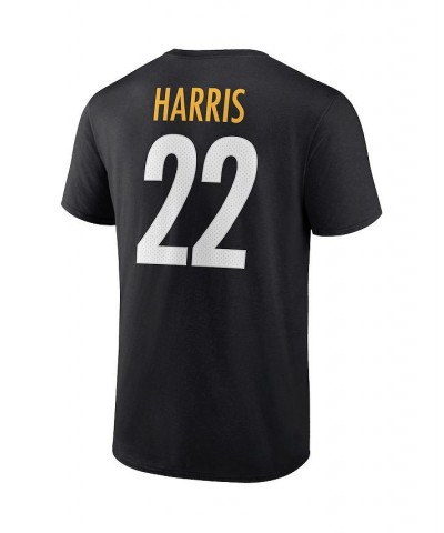 Men's Najee Harris Black Pittsburgh Steelers Player Icon T-shirt $16.56 T-Shirts