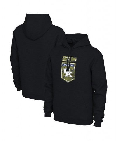 Men's Black Kentucky Wildcats Veterans Camo Pullover Hoodie $30.80 Sweatshirt