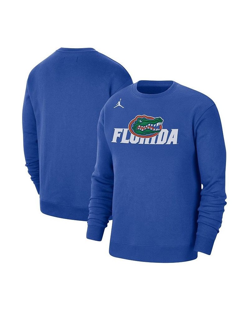 Men's Brand Royal Florida Gators Team Fleece Pullover Sweatshirt $43.19 Sweatshirt