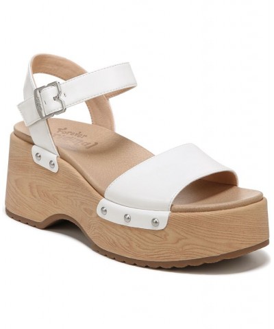 Women's Dublin Platform Sandals White $43.20 Shoes