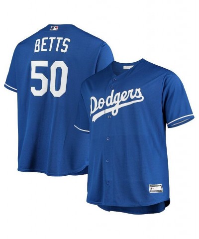 Men's Mookie Betts Royal Los Angeles Dodgers Big and Tall Replica Player Jersey $62.40 Jersey