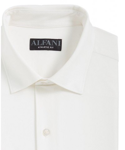 Men's Regular Fit Travel Ready Solid Dress Shirt White $17.94 Dress Shirts