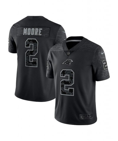 Men's D.J. Moore Black Carolina Panthers RFLCTV Limited Jersey $87.75 Jersey