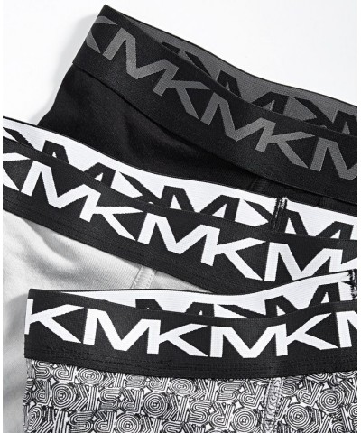 Men's Performance Cotton Fashion Boxer Briefs, Pack of 3 Black $27.30 Underwear