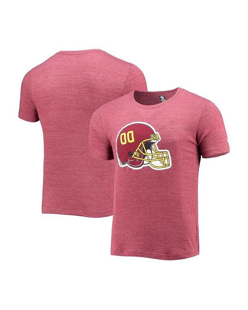 Men's Burgundy Washington Football Team Alternative Logo Tri-Blend T-shirt $22.39 T-Shirts