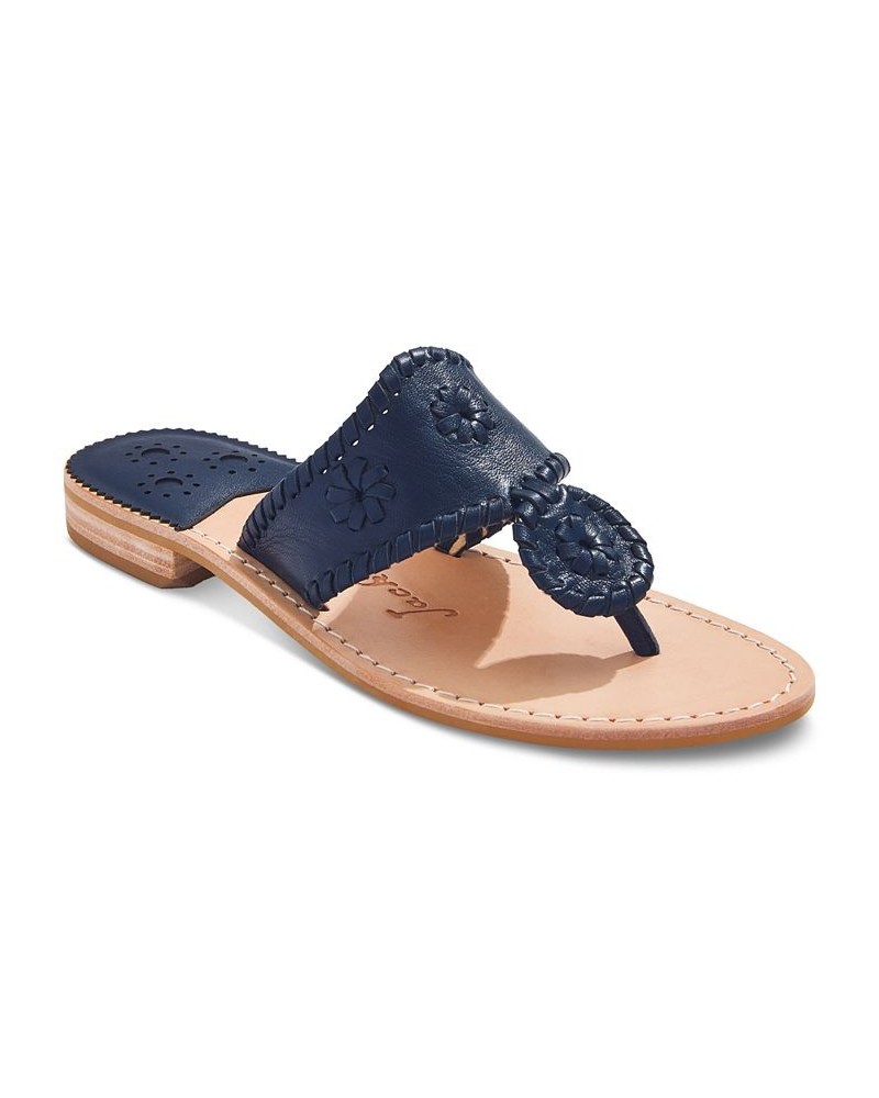 Women's Jacks Slip-On Flat Sandals PD08 $48.30 Shoes