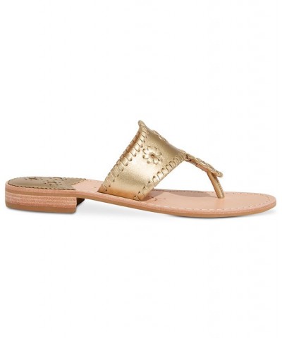 Women's Jacks Slip-On Flat Sandals PD08 $48.30 Shoes