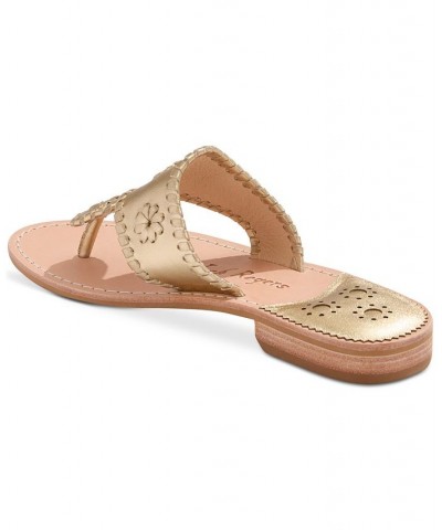 Women's Jacks Slip-On Flat Sandals PD08 $48.30 Shoes