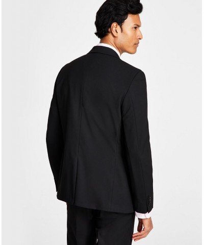 Men's Skinny-Fit Stretch Suit Jacket Black Solid $133.20 Suits