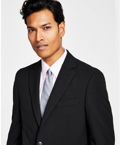 Men's Skinny-Fit Stretch Suit Jacket Black Solid $133.20 Suits