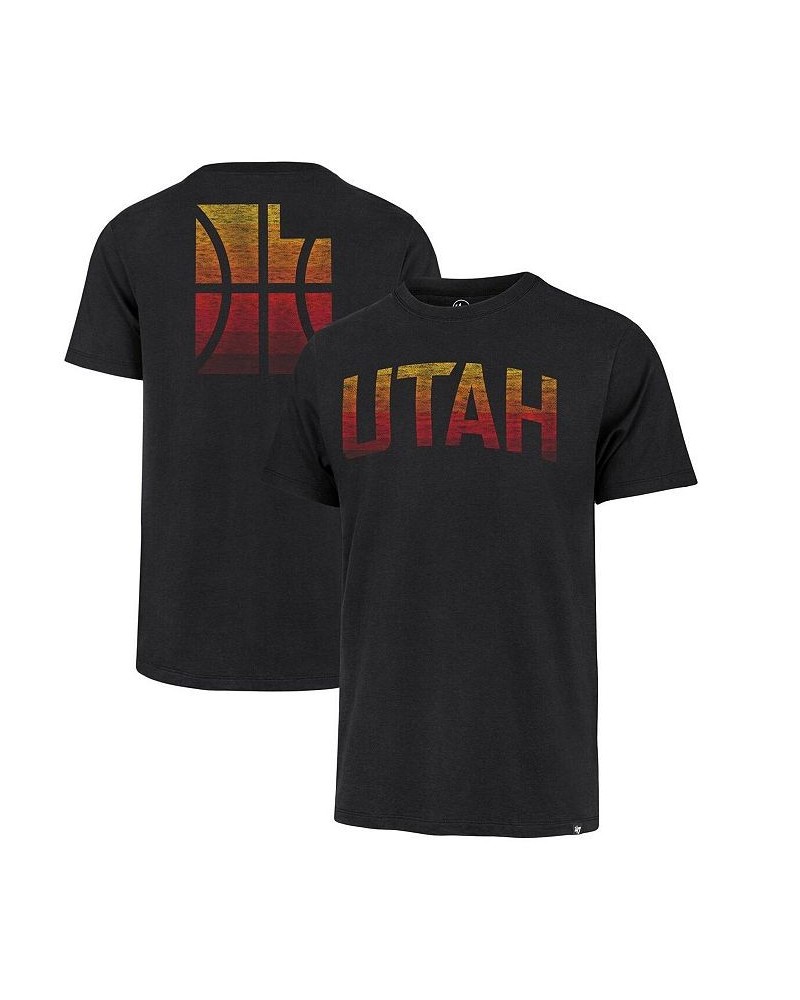 Men's '47 Black Utah Jazz 2021/22 City Edition Mvp Franklin T-shirt $20.99 T-Shirts