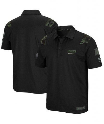 Men's Black Indiana Hoosiers OHT Military Inspired Appreciation Sierra Polo $25.20 Polo Shirts