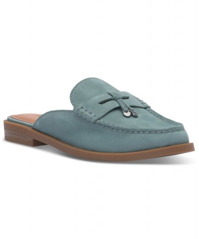 Women's Laviny Loafer Flats Green $50.49 Shoes