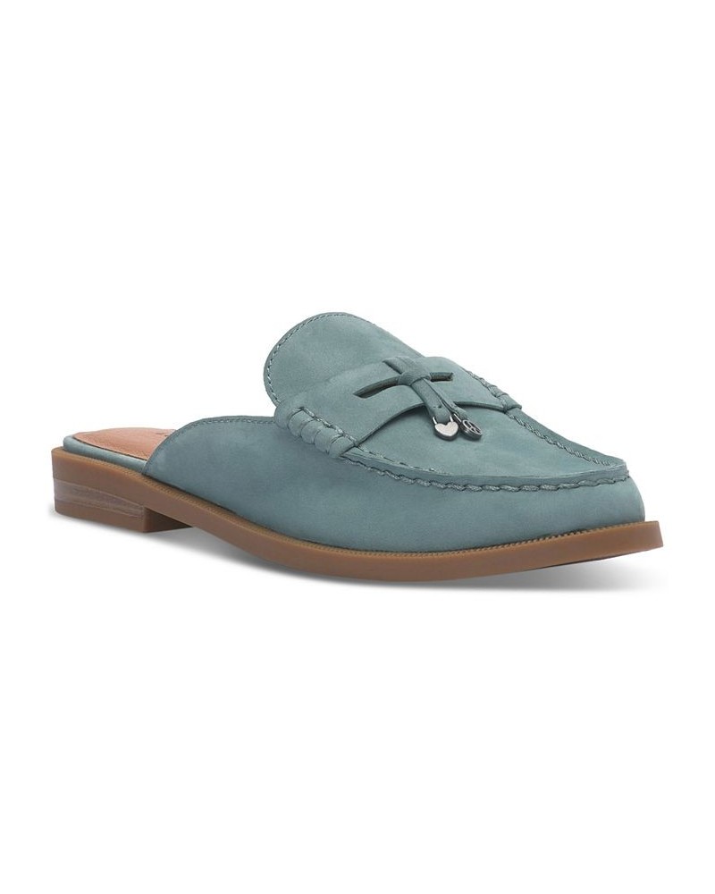 Women's Laviny Loafer Flats Green $50.49 Shoes