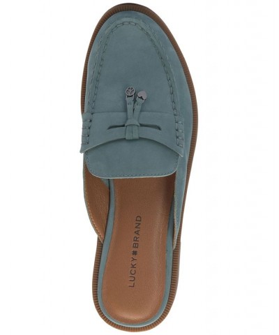 Women's Laviny Loafer Flats Green $50.49 Shoes