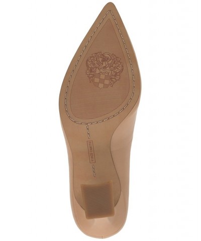 Women's Akenta Flare-Heel Pumps Tan/Beige $57.60 Shoes