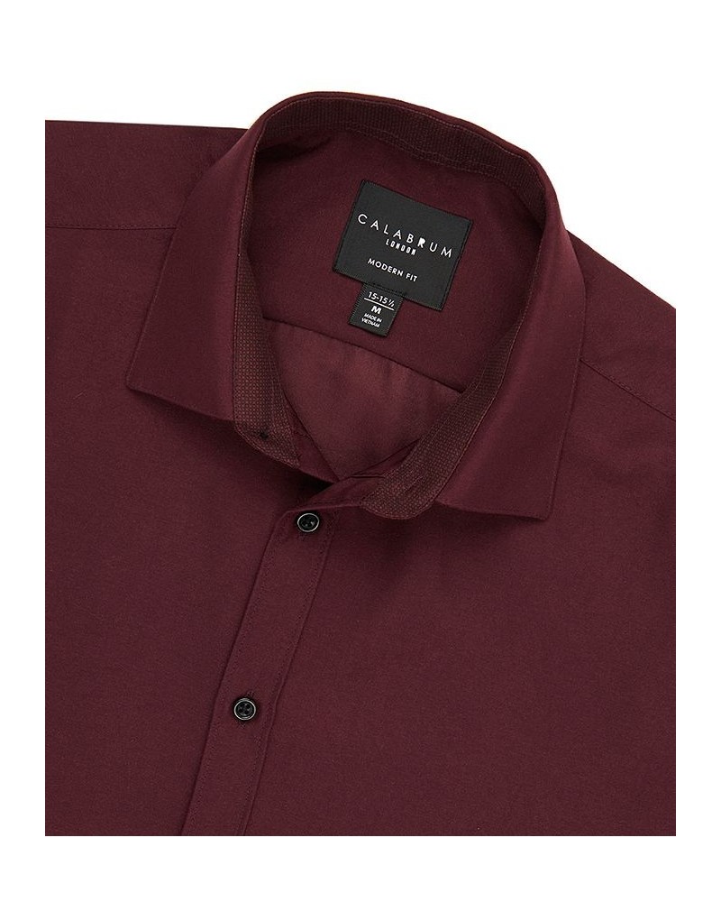 Men's Regular Fit Performance Solid Wrinkle Free Dress Shirt PD07 $13.92 Dress Shirts