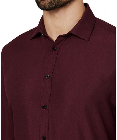 Men's Regular Fit Performance Solid Wrinkle Free Dress Shirt PD07 $13.92 Dress Shirts