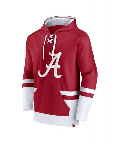 Men's Branded Crimson Alabama Crimson Tide First Battle Pullover Hoodie $41.24 Sweatshirt