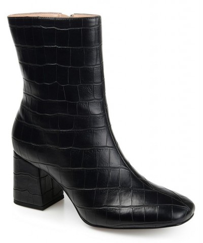 Women's Trevi Textured Bootie Black $46.20 Shoes